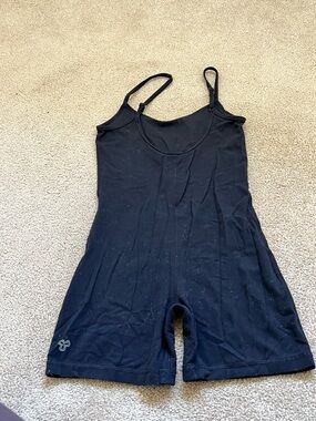 TNA Black Compression Romper Shorts